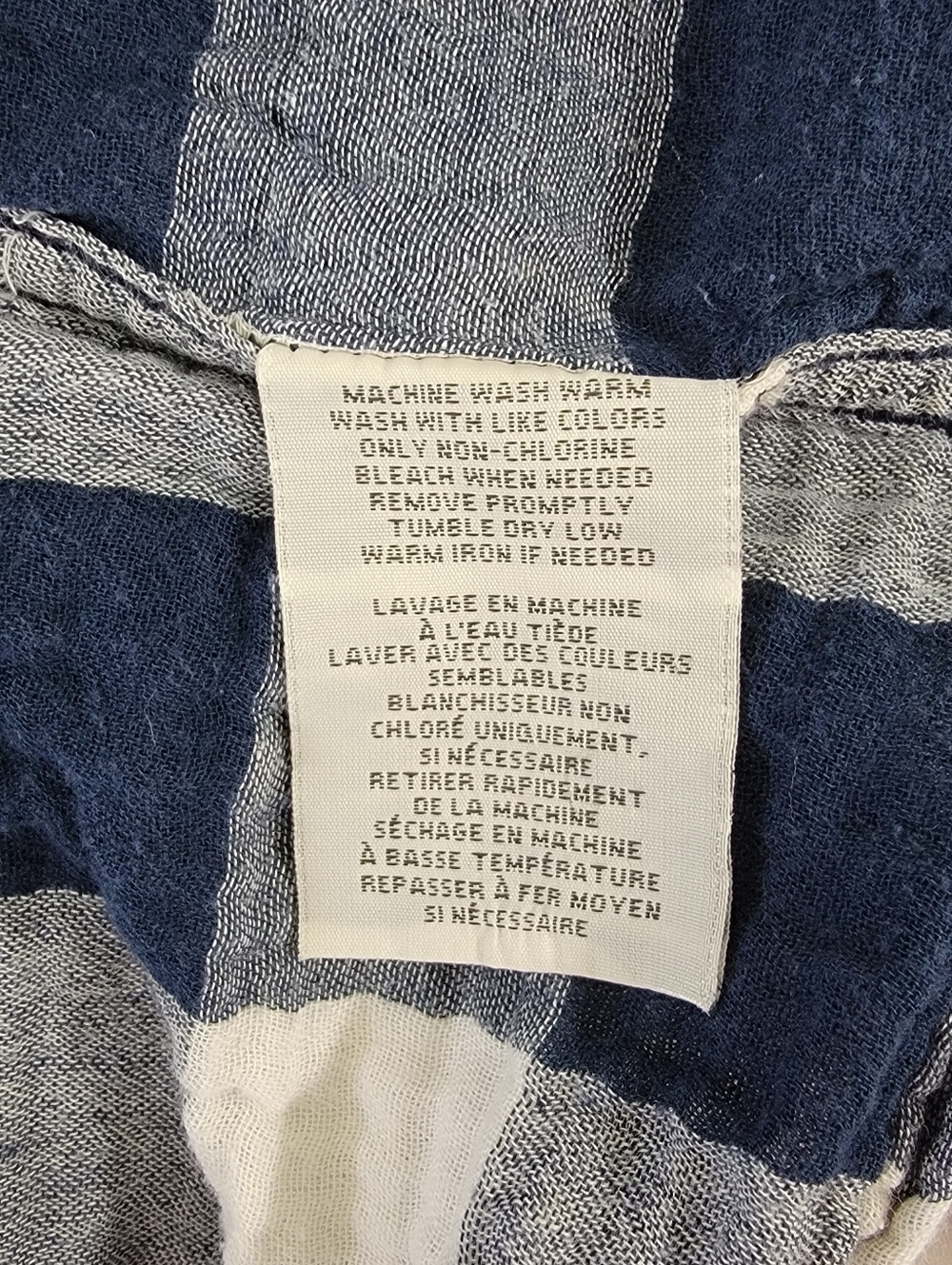 Ralph Lauren Denim And Supply Tomboy Blue Plaid Button Down Shirt Women's XXL - Picture 9 of 11